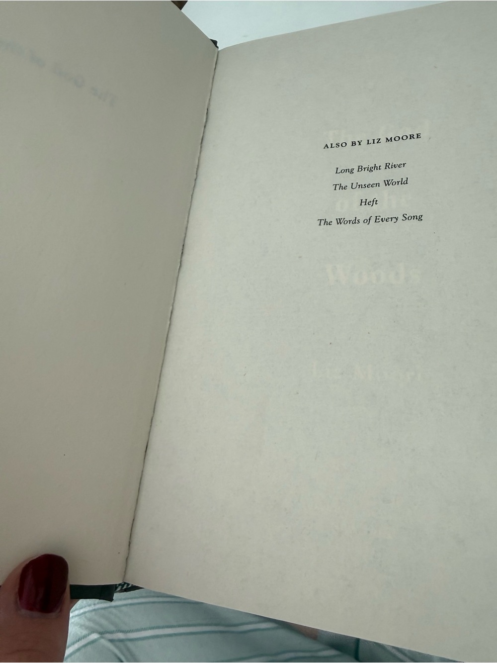 Liz Moore The God of the Woods - Hardcover Book (Pink Accents) - Picture 2 of 3